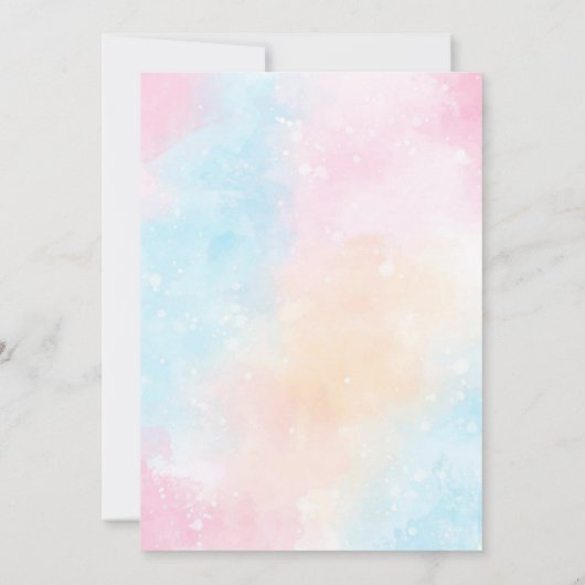 Invitation Crème glacée Popsicle (Dos)