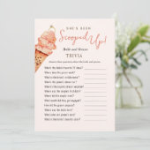 Invitation Crème glacée ramassée Trivia Jeux de douche (Debout devant)