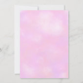 Invitation Crème glacée rose Elle a été prise nuptiale douche (Dos)