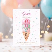 Crème glacée sucré un anniversaire fête