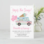 Invitation Crème glacée Van Voici la Scoop 1er anniversaire (Debout devant)