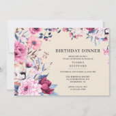 Invitation Crème Neutre Ivoire Forme N'Importe Quel Âge Anniv (Devant)