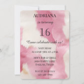 Invitation Crème rose Vachette de la vachette du sud-ouest 16 (Devant)