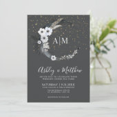 Invitation Crescent Moon Mariage céleste (Debout devant)