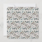 Invitation Crest jardin | Eggshell | MARIAGE CARRÉ (Dos)