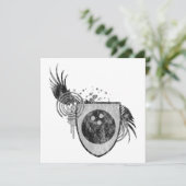 Invitation crête de boule hi-fi (Debout devant)