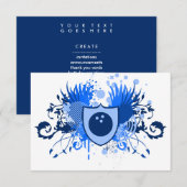 Invitation crête de bowling hi-fi (Devant / Derrière)