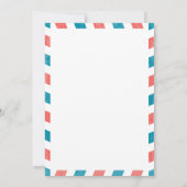 Invitation Crète Grèce Envoi Antérieur Mariage (Dos)