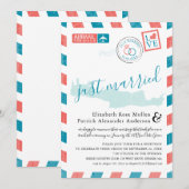 Invitation Crète Grèce Par Avion Antique Mariage (Devant / Derrière)