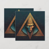 Invitation Crête murale Illuminati (Devant / Derrière)