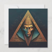 Invitation Crête murale Illuminati (Dos)