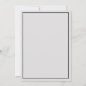 Invitation Crête sauvage de verdure Formelle moderne classiqu (Dos)