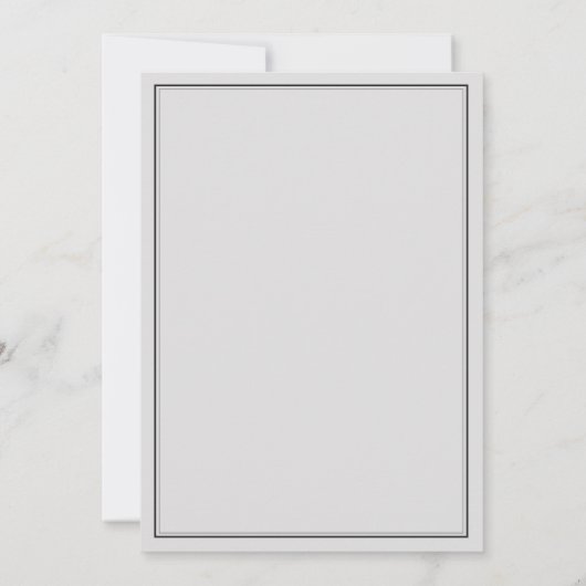 Invitation Crête sauvage de verdure Formelle moderne classiqu (Dos)