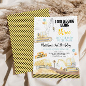 Invitation creuser étant trois travaux de construction Annive