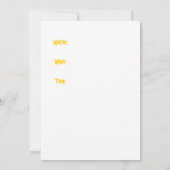 Invitation Cri perçant de Halloween (Dos)