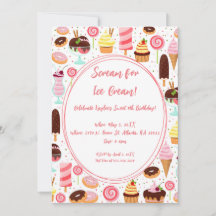 Criez pour les filles de glace Crèmeuse Anniversai