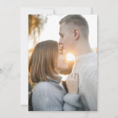 Invitation Crimson Red Classic Calligraphie Abstraite Photo (Dos)