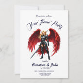 Invitation Crimson Wing – Fallen Angel Warrior. (Devant)