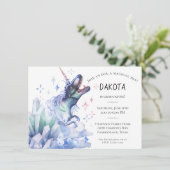 Invitation Cristal Dinocorn | Imaginaire de nouveauté (Debout devant)