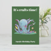 Invitation Crochet de poulpe (Debout devant)