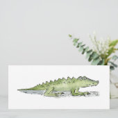 Invitation Crocodile (Debout devant)