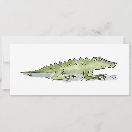 Invitation Crocodile (Devant)