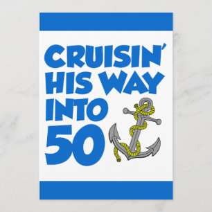 Invitation Croisant sa manière dans l'invitation 50