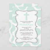 Invitation croisée de baptême des Pois verts (Devant / Derrière)