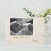 Invitation croisée de Crème de Christening (Debout devant)