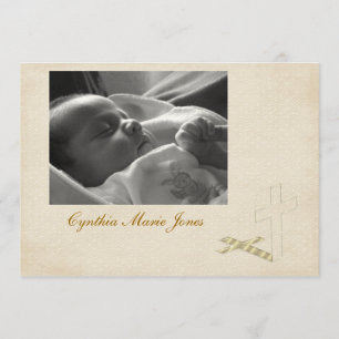 Invitation croisée de Crème de Christening