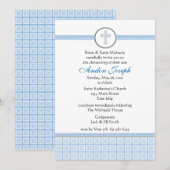 Invitation croisée des Carrés bleus (Devant / Derrière)