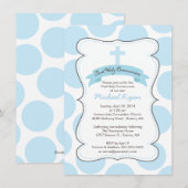 Invitation croisée des Pois bleus Cute (Devant / Derrière)