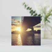 Invitation croisière au coucher du soleil sur le fleuve missi (Debout devant)