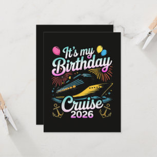 Invitation Croisière d'anniversaire 2026 Croisière d'annivers