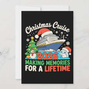 Invitation Croisière de Noël 2026 Créer des Souvenirs pour To