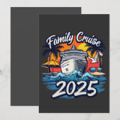 Invitation Croisière en famille 2025 Équipage de navire à app (Devant / Derrière)