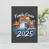 Invitation Croisière en famille 2025 Équipage de navire de co (Debout devant)