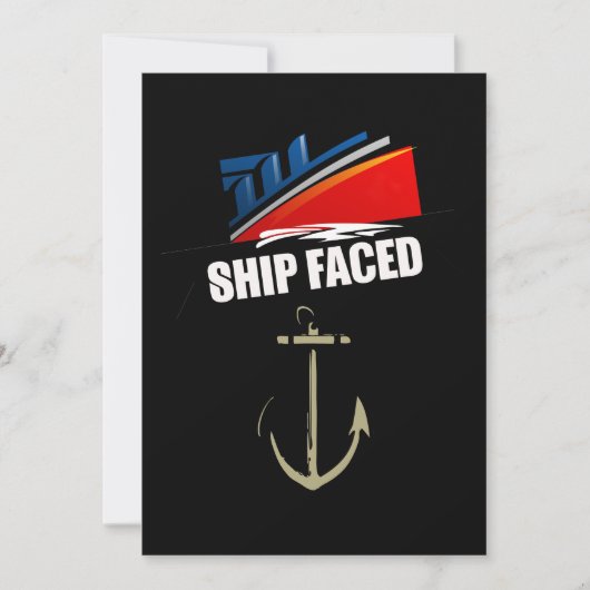 Invitation Croisière et navigation de plaisance face à un nav (Devant)