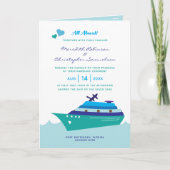 Invitation Croisière mariage (Devant)