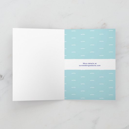 Invitation Croisière mariage (Intérieur)