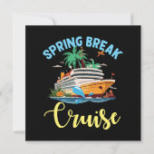 Invitation Croisière Spring Break (Dos)