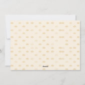 Invitation Croissant Minimaliste (Dos)
