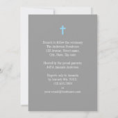 Invitation Croix Bleue (Dos)