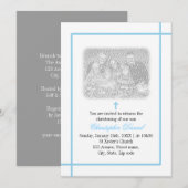 Invitation Croix Bleue (Devant / Derrière)