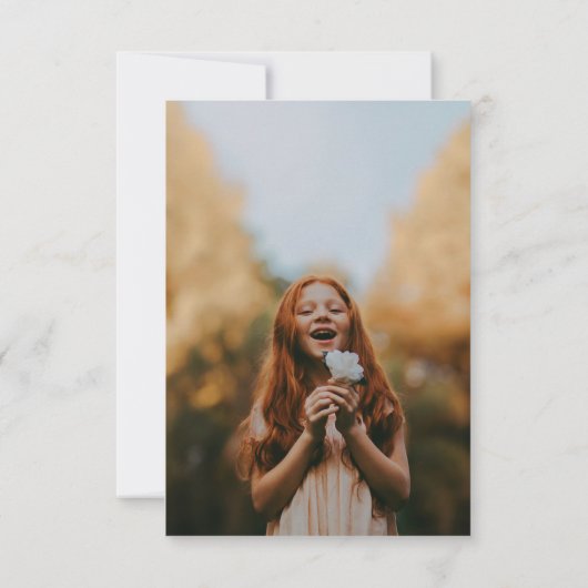 Invitation Croix Bleue Vert Mint Première communion (Dos)