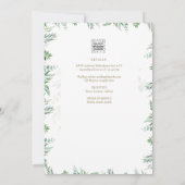 Invitation Croix catholique Mariage traditionnel (Dos)