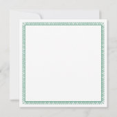 Invitation Croix chrétienne (Dos)