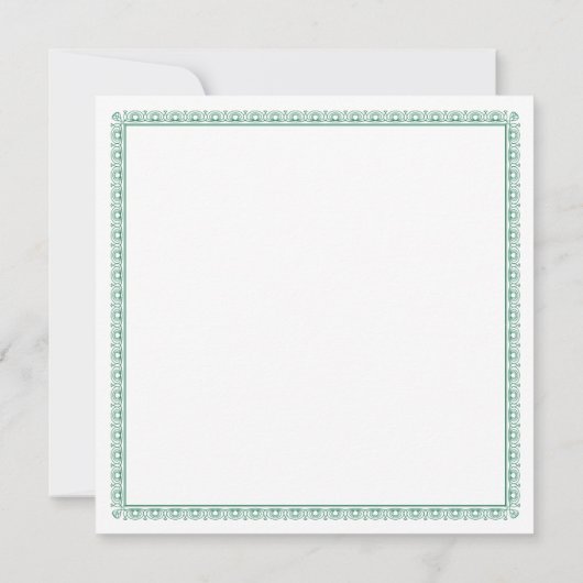 Invitation Croix chrétienne (Dos)