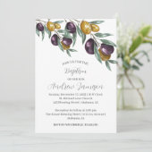 Invitation Croix Chrétienne Florale Moderne | Baptême (Debout devant)