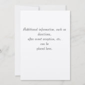 Invitation Croix de crème de baptême (Dos)